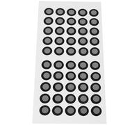 ULTECHNOVO Marqueurs de Points de Numérisation 3D en Film Réfléchissant Pet Noir, Résistance à l'usure et Fixation Sécurisée pour Professionnels et Passionnés