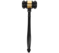 ULTECHNOVO Marteau de Juge Bois Massif Ergonomique Marteau de Vente Aux Enchères Portable Léger et Résistant Accessoire Pratique pour Avocat Juge Commissaire-priseur et Étudiant Droit