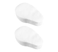 ULTECHNOVO Masques Yeux En Papier 200 Pièces Forme Mangue, Patchs Oculaires Ovales Blancs, Soins Respirants Pour Peau Sensible, Cache-œil Confortable, Usage Domestique