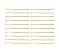 ULTECHNOVO Mèche en Coton pour Lampe à Huile 20 Pièces, Fil De Coton Naturel, sans Danger Santé, Compatible Cire De Paraffine, Usage Extérieur Jardin Terrasse Bar