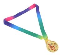 ULTECHNOVO Médaille de Musique en Métal Doré Ruban pour Garçon et Filles - Récompense Concours Piano, Violon et Danse - Prix Trophée Musical Garçon Fille - Médailles d'or pour Compétition