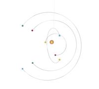 ULTECHNOVO Mobile Suspendu Scientifique Atomique Décoratif, Structure Dynamique, Matériaux Robustes, pour Chambre D’garçon et Filles Passionné de Sciences, Décoration Murale Espace Moderne,