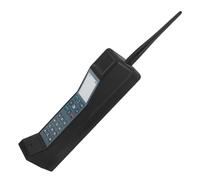 ULTECHNOVO Modèle de Téléphone Portable Brique Vintage Noir en Plastique Design Nostalgique, Accessoire Réaliste pour Décoration et Accessoires de Photographie