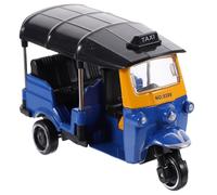 ULTECHNOVO Modèle Tricycle Vintage Ornement Rétro Décoration de Table pour Salon Bureau et Figurine Artisanale Réaliste Bleu