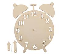 ULTECHNOVO Montessori Horloge Bois DIY Éducatif pour Garçon Fille Apprentissage Précoce Heure Kit de Construction Bois pour Préscolaire et Homeschool Accessoire Remplacement Busy Board