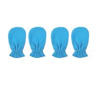 ULTECHNOVO Moufles de Paraffine en Polyester et Flanelle Taille Unique Lot de 2 Paires Bleu Soin Nourrissant Mains Conservation Chaleur Réutilisables pour Soins à Domicile et Spa