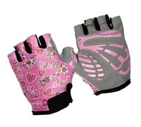 ULTECHNOVO Moufles Demi-Doigts Antidérapants et Protecteurs pour Garçon et Filles de Cyclisme Garçon et Filles Moufles de Cyclisme Demi-Doigts, Nylon, Rose Fitness, Sports de Plein Air