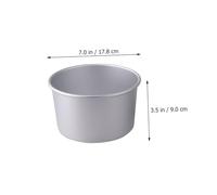 ULTECHNOVO Moule à Gâteau Rond Creux Alliage Aluminium Stable Antiadhésif et Léger Moule Pâtisserie pour Cuisson Facile et Démoulage Rapide