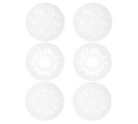 ULTECHNOVO Moule en Silicone Blanc pour Fleurs 6 Pièces, Multifonctionnel pour Fabrication de Bijoux, pour Projets DIY et Création de Bracelets et Colliers