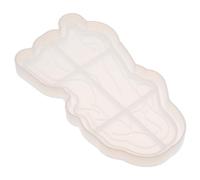 ULTECHNOVO Moule en Silicone Blanc pour Résine Époxy, Résistant aux Chocs et Difficile à Déformer, Plateau Créatif pour DIY et Travaux Manuels