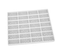 ULTECHNOVO Moule Silicone Domino pour Résine Époxy Kit DIY Flexible et Sûr pour Créations Artisanales Accessoires de Bricolage Cadeau pour Amateurs de Loisirs Créatifs