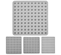 ULTECHNOVO Moules en Silicone pour Cachets de Cire 4pcs, Non Adhésifs et Réutilisables, pour Bricolage et Loisirs Créatifs DIY