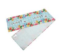 ULTECHNOVO Nappe Isolante à Motifs Floraux pour Table Chemin de Table Réutilisable en Tissu Décoration de Fête pour Maison et Restaurant Protection Taches et Rayures Multisaisons