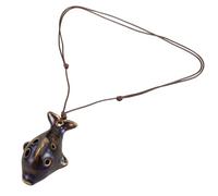 ULTECHNOVO Ocarina en Céramique Bleu de Dauphin 4 Trous pour Débutant Créatif Sons Magnifiques, Instrument de Musique pour Amateurs