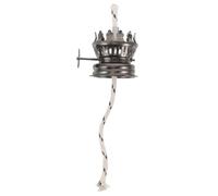 ULTECHNOVO Oil Lamp Wick Replacement with Reduction Collar Adjustable Kerosene Lamp Burner Part Heat-Resistant Socket for Outdoor and Home Use Vintage Style