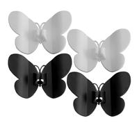 ULTECHNOVO Organisateur de Câbles 4 Pièces en Gel de Silice Cuisine, Support Adhésif pour Ranger et Gérer Efficacement les Fils et Câbles Noirs et Blancs