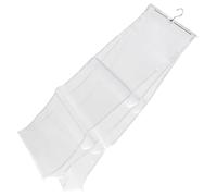 ULTECHNOVO Organisateur de Paquet à Main Suspendu pour Placard, 3 Couches 6 Compartiments, Nylon Blanc Résistant, Pochettes Transparentes, Rangement Polyvalent pour Maison, Bureau et