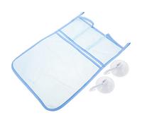 ULTECHNOVO Organisateur de Suspendu Filet Bleu Rangement Jouets Bain pour Garçons et Suspendu Multi Usage avec Ventouses pour Salle de Bain et Chambre Denfants