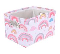 ULTECHNOVO Organisateur Multifonction en Tissu EVA pour Jouets et Vêtements, Panier de Rangement Arc Ciel Poignées, Bac Rectangulaire pour Chambre d'Garçon et Filles
