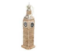ULTECHNOVO Ornement Big End en Verre Suspendu Décoration de Noël Souvenir Anglais Accessoire de Maison Décor de Salle de Séjour Ornement Artistique en Verre Design Élégant
