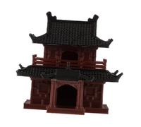 ULTECHNOVO Ornement De De Jardin Miniature Statue De Plastique Modèle Architecture Ancienne pour Jardin Zen Ou Bonsaï