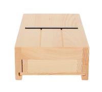 ULTECHNOVO Outil de Rasage pour Tailler le Savonnette Artisanal en Bois Solide Boîte Tiroir pour Copeaux, Lame Affûtée Réglable, pour Savons aux Huiles Essentielles et Finition Précise