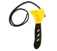 ULTECHNOVO Ouvre-bouteille Portable Réglable 15 Cm Poignée en Caoutchouc Torsadée, Outil Multifonction en Fer Jaune pour Camping, la Cuisine et Usage Extérieur