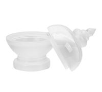 ULTECHNOVO Pagode Bouddhiste en Acrylique Petit Format Blanc, Décoration de Bureau, Ornement de Bouddha, Modèle de Pagode Vintage, Objet Décoratif Intérieur pour Maison et Bureau