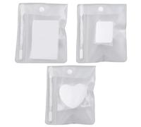ULTECHNOVO Palette de Maquillage pour Femmes en Acier Inoxydable Blanc Dilue le Fond de Teint sans Tacher les Mains Anneau Ergonomique Lot de 3 pour Manucure et Maquillage D'ombre à