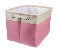 ULTECHNOVO Panier à Vêtements et Jouets Design Élégant Résistant à L'usure Pliable en Coton et Lin pour Rangement de Bureau ou Présentation Pratique