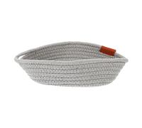 ULTECHNOVO Panier de Rangement en Corde de Coton Petit Gris Panier Multifonction Pliable pour Organiser Articles Ménagers et Jouets Maison