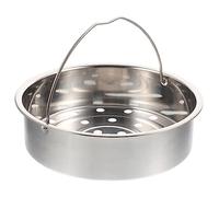 ULTECHNOVO Panier Vapeur Acier Inoxydable pour Cuiseur Électrique Support Réutilisable avec Poignée Isolante pour Légumes Riz et Cuisson Vapeur