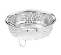 ULTECHNOVO Panier Vapeur en Métal 24 CM Plaque de Cuisson Vapeur Filtre à Mailles Fines et Poignée et Rôtissage des Légumes et Fruits