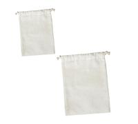 ULTECHNOVO Paquet De Rangement à Cordon en Coton Et Lin, Grosse Capacité 29x39 Cm Et 24x31 Cm, Réutilisables Et Écologiques, pour Farine Et Riz, Utilisation Quotidienne Cuisine, Lot De 2 Pièces