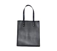 ULTECHNOVO Paquet Filet Réutilisable Noir Grosse Capacité en PVC Résistant, Léger et Lavable, Paquet à Provisions Multifonction pour Courses, Plage et Rangement Quotidien
