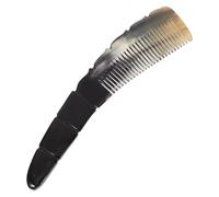 ULTECHNOVO Peigne Corne de Bœuf pour Massage du Chevelu Outil de Coiffure Portable pour Cheveux Accessoire pour Soins Capillaires