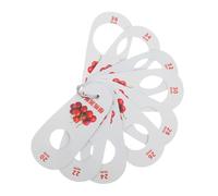 ULTECHNOVO Pied à Coulisse En Plastique Pour Fruits Rouges Et Baies, Outil De Mesure Du Diamètre Des Fruits 9 Trous Standard, Règle De Calibrage Précise Et Compacte Pour Fruits Frais