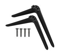 ULTECHNOVO Pieds Universels pour Téléviseur à Double Trou 16mm, Support TV en Plastique, Paire De Remplacement, Compatibles pour Télévision De Table, Usage Domestique Et Professionnel, Noir