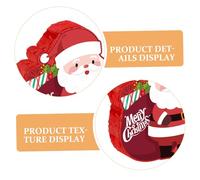 ULTECHNOVO Pinata de Noël Santa Rouge Papier pour Fête Familiale avec Bâton Bandeau et Confettis Décoration Mexicaine Fiesta et Jeux Anniversaire