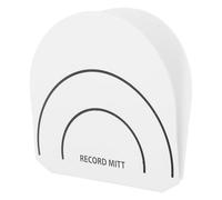 ULTECHNOVO Pince de Protection des Disques Vinyle en Carton Blanc Antistatique Bruit Vibrations, Accessoire pour DJ Professionnel et Usage Domestique