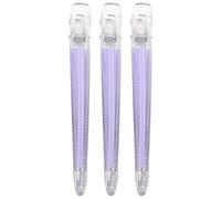 ULTECHNOVO Pinces à Cheveux Coiffage Section des Cheveux Lot de 3 en Plastique Acrylique sans Trace, Résistantes la Déformation