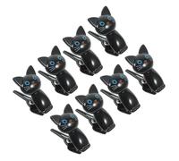 ULTECHNOVO Pinces Réutilisables Chat Forme 8 Pièces Clips Étanches Fermeture Sachet Alimentaire Multi-Usage Cuisine et Bureau