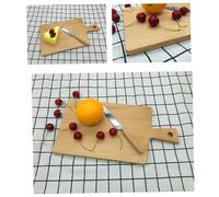 ULTECHNOVO Planche à Découper Irrégulière avec Trou de Suspension Planche Multifonction pour Fruits Viande Légumes Cuisine Quotidienne