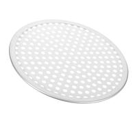 ULTECHNOVO Plaque à Pizza Perforée en Alliage d'Aluminium 25Cm Surface Anti-Rayures Conductivité Thermique Rapide Adaptée au Four et Micro-Ondes Nettoyage Facile