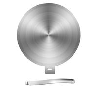 ULTECHNOVO Plaque Conductrice De Chaleur 280x3,4mm En Acier Inoxydable, Diffuseur De Chaleur à Induction, Compatible Cuisinières Gaz Et Électriques, Pour Cuisson Uniforme Et Décongélation Rapide