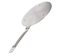 ULTECHNOVO Plaque D'adaptation en Acier Inoxydable pour Cuisson Induction avec Poignée, Surface Lisse Résistante, Cuisine Professionnelle et Domestique