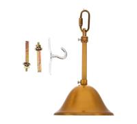 ULTECHNOVO Plaque de Fixation du Plafonnier en Métal Doré, Kit de Montage Simple et Sécurisé Suspendre, pour Décor de Fête et Espace Repas