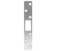 ULTECHNOVO Plaque de Gâche en Acier Inoxydable Argenté pour Portes Extérieures, Assurant Résistance et Durabilité avec Stabilité Accrue, pour Usage Résidentiel