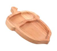 ULTECHNOVO Plateau à Fruits en Bois de Pomme de Pin, Plat de Service Multifonction pour Apéritif Dînatoire, Snacks et Desserts, Matériau Bois Solide, Finition Soignée, Maison Cuisine