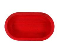ULTECHNOVO Plateau de Service Ovale en Bois Naturel Plateau à Dessert Multifonction 1 Pièce Grand Format pour Fruits Gâteaux et Apéritifs Décoratif Cuisine et Repas Familiaux